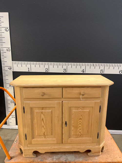 06992 Rustic Wooden Two-Door Cabinet