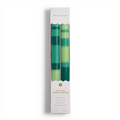 10" Stripe & Glow Taper Candles - Set/2