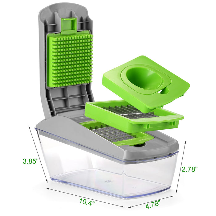 13pcs Vegetable Spiralizer Mandoline Slicer Dicer Food Chopper Shredder Cutter