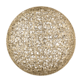 Dekra-Lite 14" Champagne Glitter Ball Cage