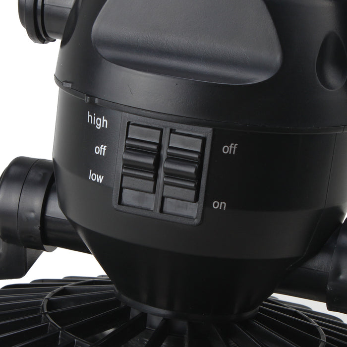 2-in-1 18 LED Camping Light and Ceiling Fan Outdoor Hiking Flashlight