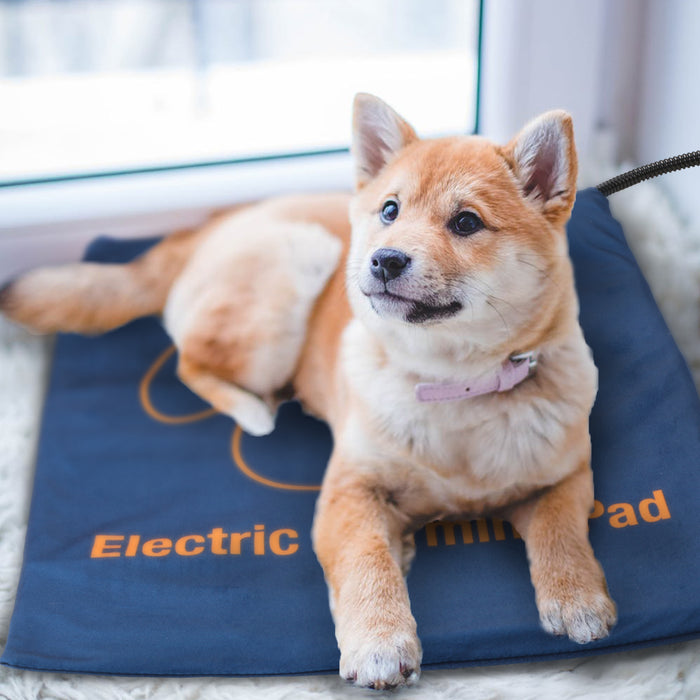 24in Pet Heating Pad Electric Blanket Waterproof Mat Mattress Washable Cover Dog Catr