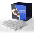 60pcs Cool White LED Candle Light Flameless Tealight Coin Battery Operated Party