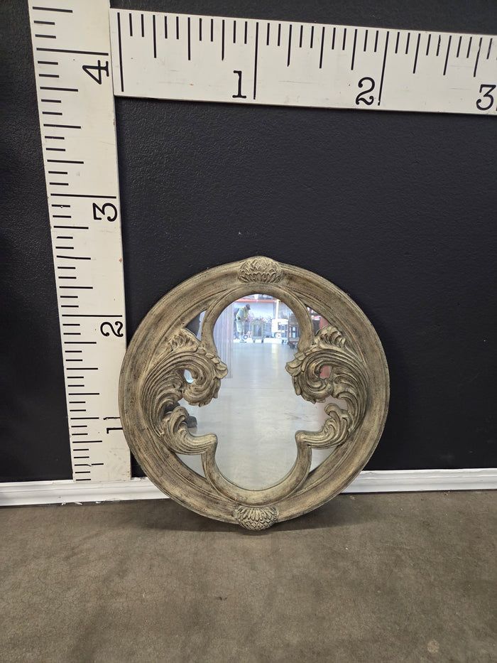 70954 Ornate Vintage Circular Wall Mirror