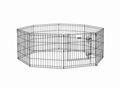 8-Panel Foldable Metal Dog Playpen - Markif Pet Shop