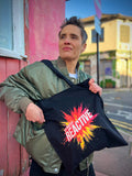 Reactive tote bag