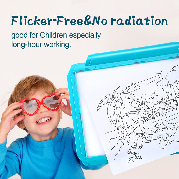 A4 Bule Led Tracing Light Pad Box Memory Function Drawing Sketching Animation