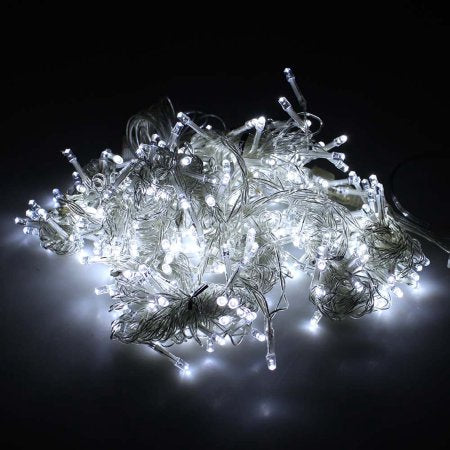 AGPtek 12Mx3M Linkable Fairy Curtain Lights Strings Connectable Lights 8 Lighting Modes