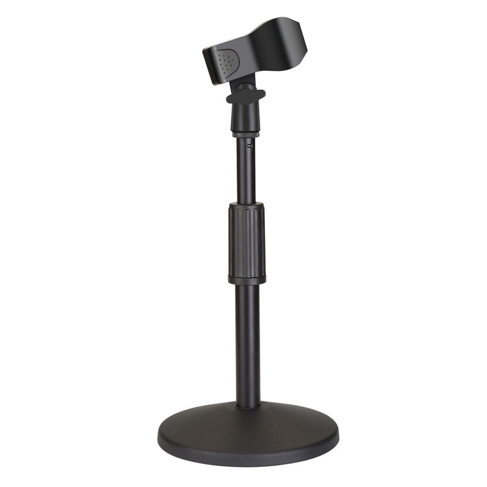 AGPtEK Desk Microphone Stand with Mic Clip 5/8" Male to 3/8" Female Screw Upgraded Adjustable