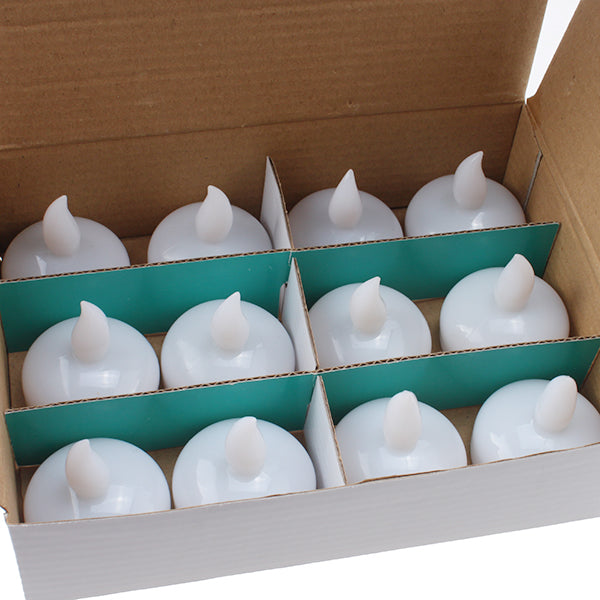 AGPtek Lot 12 LED Floating Tea Waterproof Wedding Party Floral Decoration flameless Candle