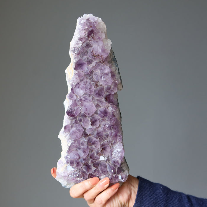 Amethyst Geode Purple Cluster Magnificently Large 11.5 inch