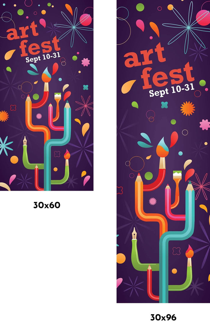 Art Fest Single Vinyl Banner Dekra-Lite