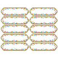 Ashley Magnetic Die-Cut Large Name Plates and Labels, Confetti (ASH 18101)