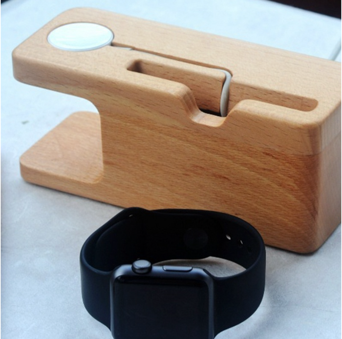 iPhone Bamboo Charging Stand