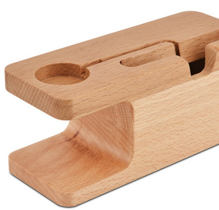 Bamboo Charging Stand Cradle