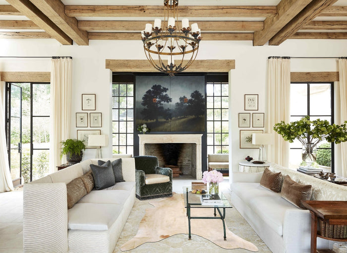 Beige Cowhide Rug #B10288