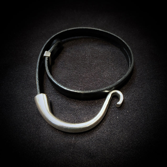 Big Hook Leather Bracelet