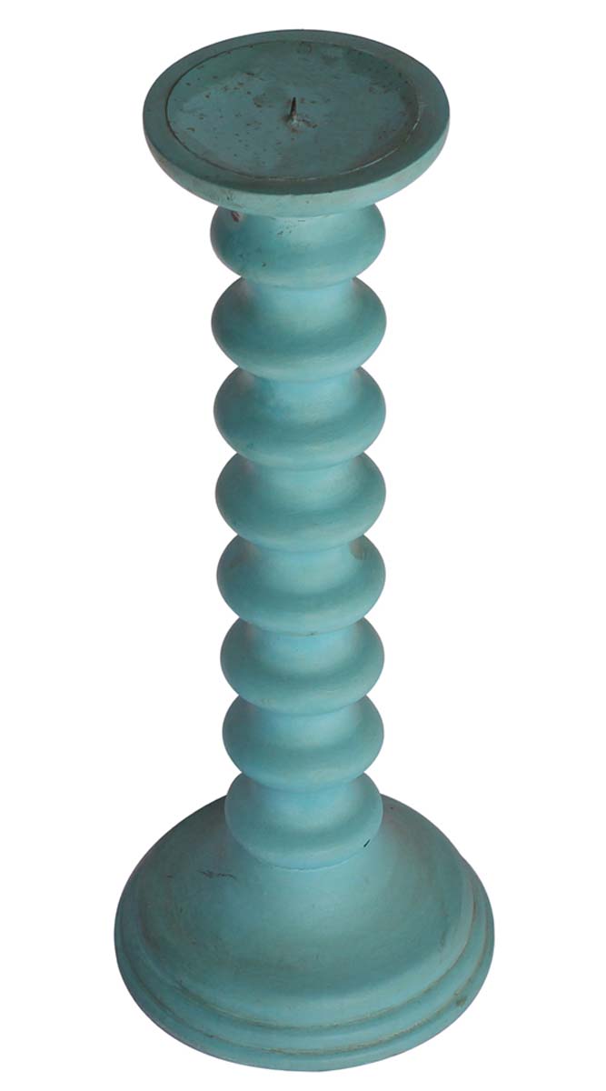 Blue Candle Holders (Set of 2)