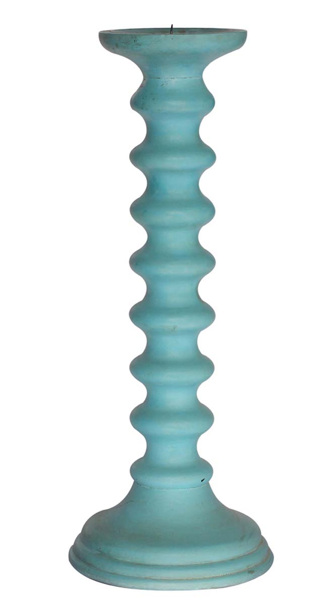 Blue Candle Holders (Set of 2)