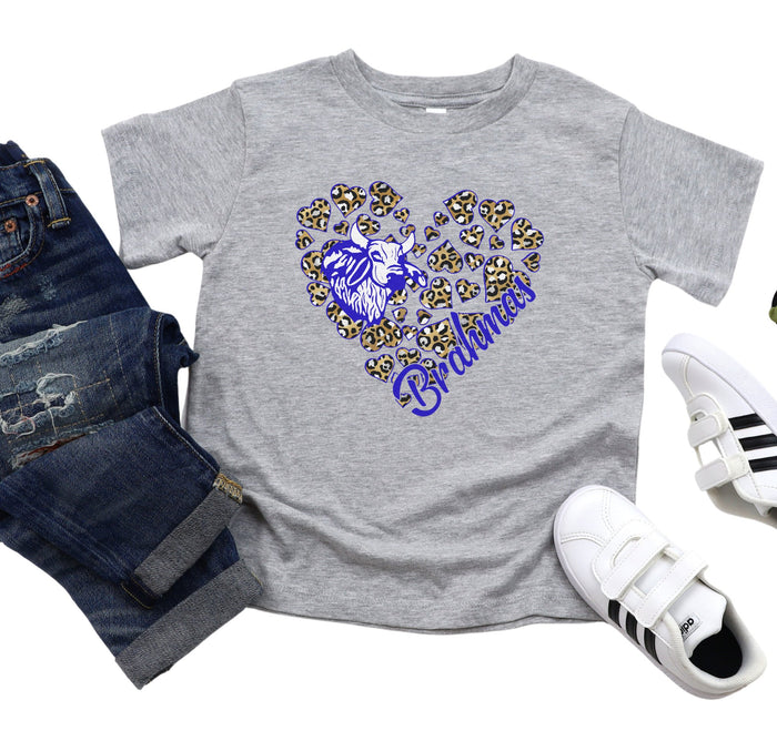 Brahmas Heart Youth T-Shirt - Trendznmore