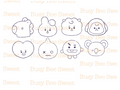 BTS21-set of 8