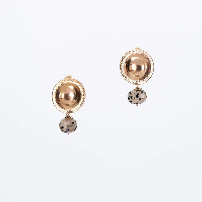 Button Earrings
