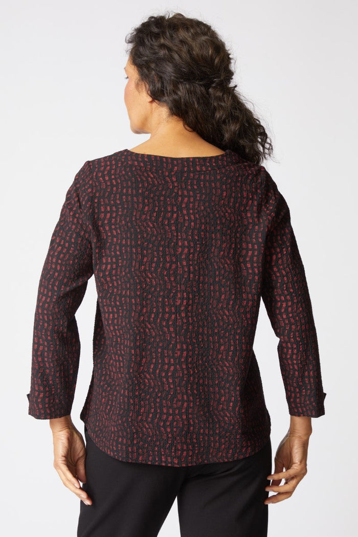 Button Placket Pullover - Travel Material (Only XXL Left)
