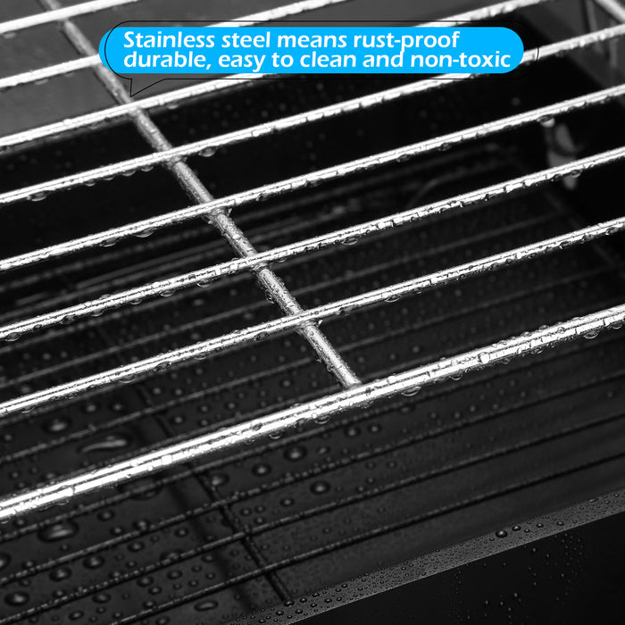 Camping Grill Barbecue Tool Folding & Lightweight Steel Mesh Portable for Outdoor Cooking Hiking Tailgating