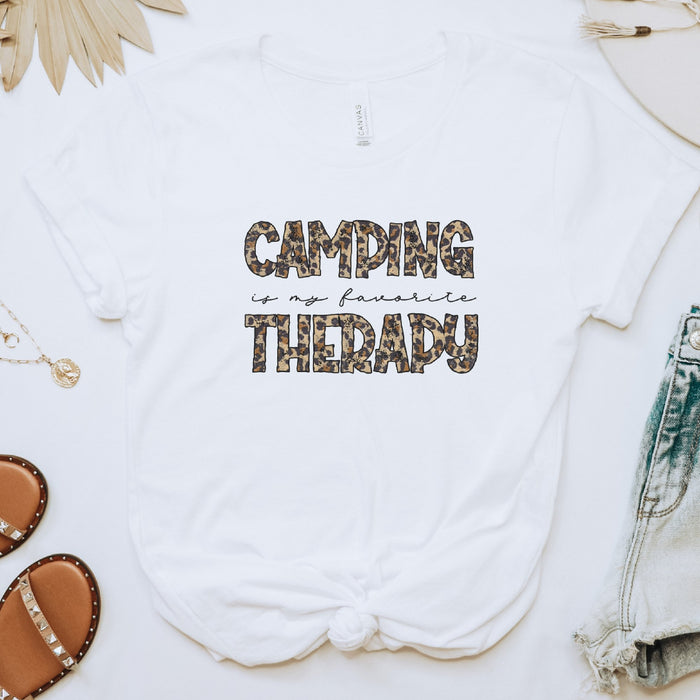 Camping is my Favorite Therapy T-Shirt - Trendznmore