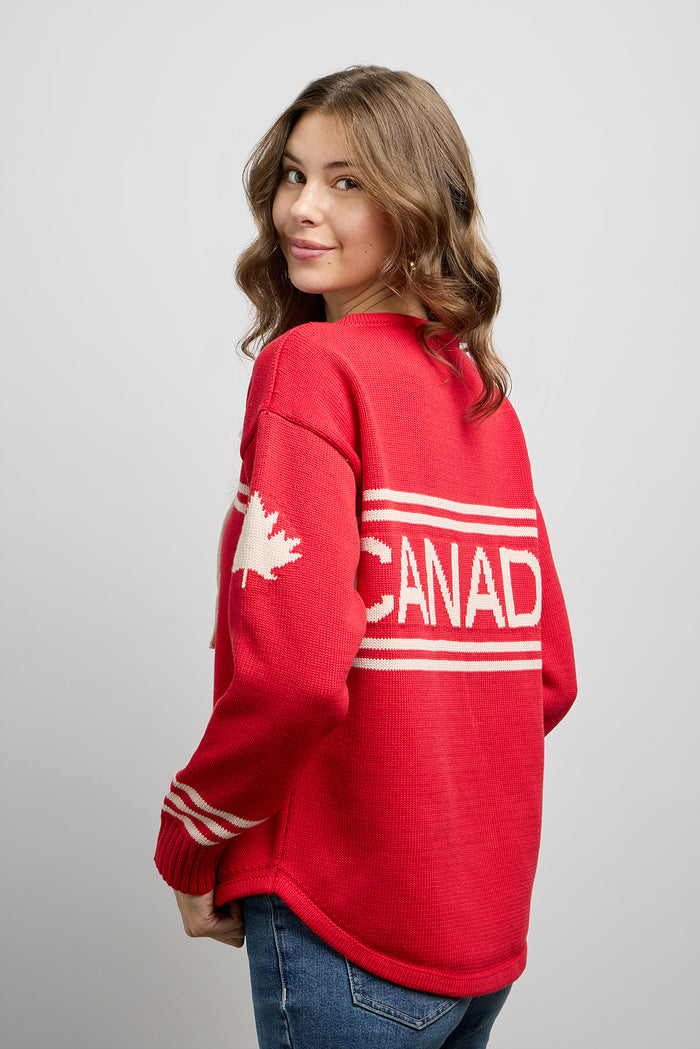 Canadiana 100% Cotton Hockey Sweater - 2 Colours