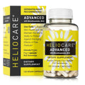 Heliocare Advanced with Nicotinamide B3 120 vegan capsules bottle and box on white background