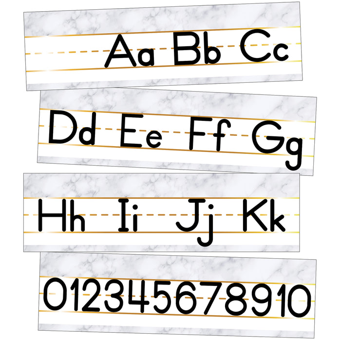 Carson Dellosa Schoolgirl Style Simply Boho Alphabet Manuscript (CD 110507)