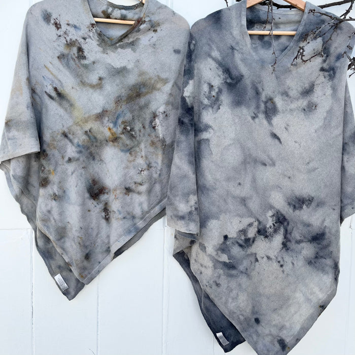 CC-Dyed Cashmere Poncho
