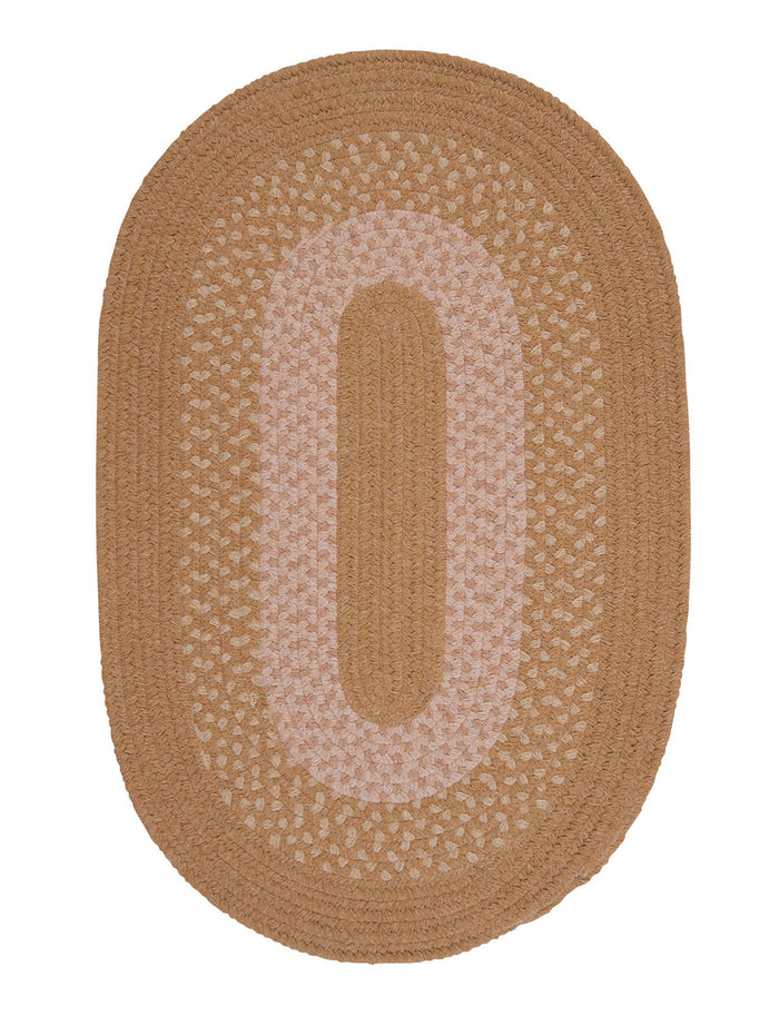 Colonial Mills Braided Jackson Evergold 2'x6' Reversible Oval Area Rug