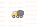 Construction truck Cookie Cutter- Cement Truck