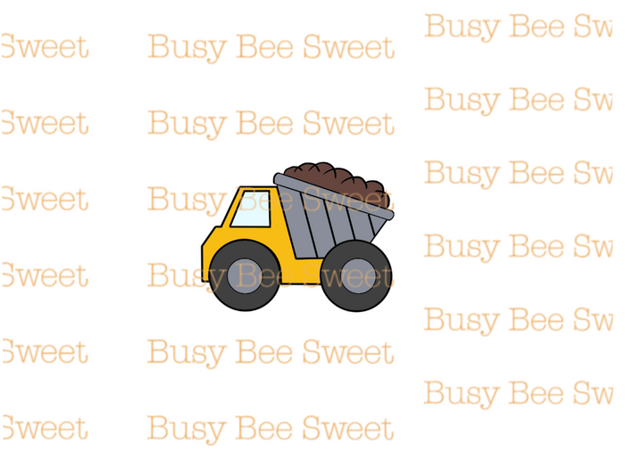 Construction truck Cookie Cutter- Dump Truck 02