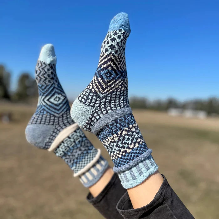 Crew Socks - Azure
