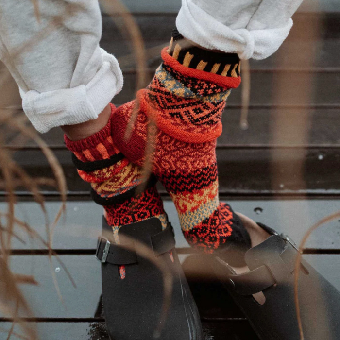 Crew Socks - Fire
