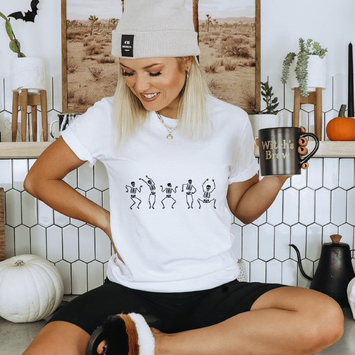 Dancing Skeletons Halloween T-Shirt - Trendznmore