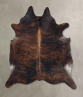 Dark Brindle Cowhide Rug #B8391