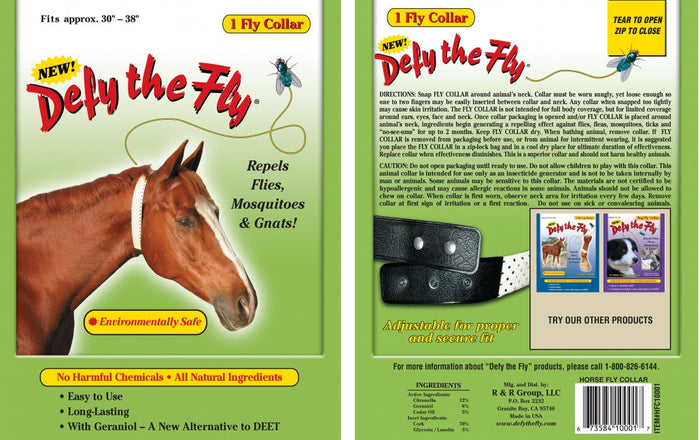 Defy The Fly Horse Fly Collar