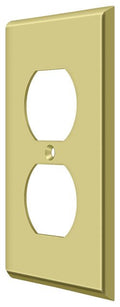 Deltana Switch Plate; Double Outlet; Deltana