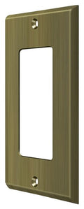 Deltana Switch Plate; Single Rocker; Deltana