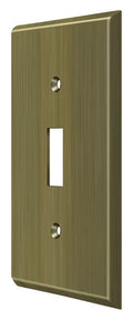 Deltana Switch Plate; Single Standard; Deltana