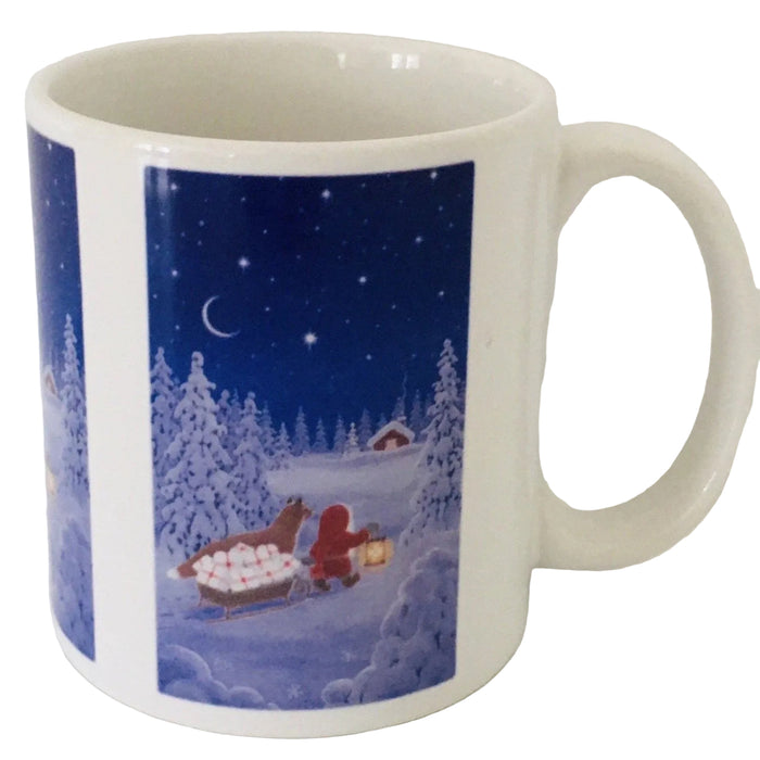 Eva Melhuish Tomte with fox coffee mug