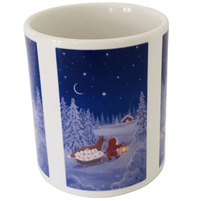 Eva Melhuish Tomte with fox coffee mug