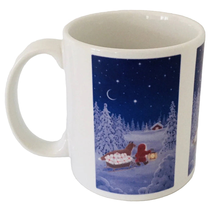Eva Melhuish Tomte with fox coffee mug