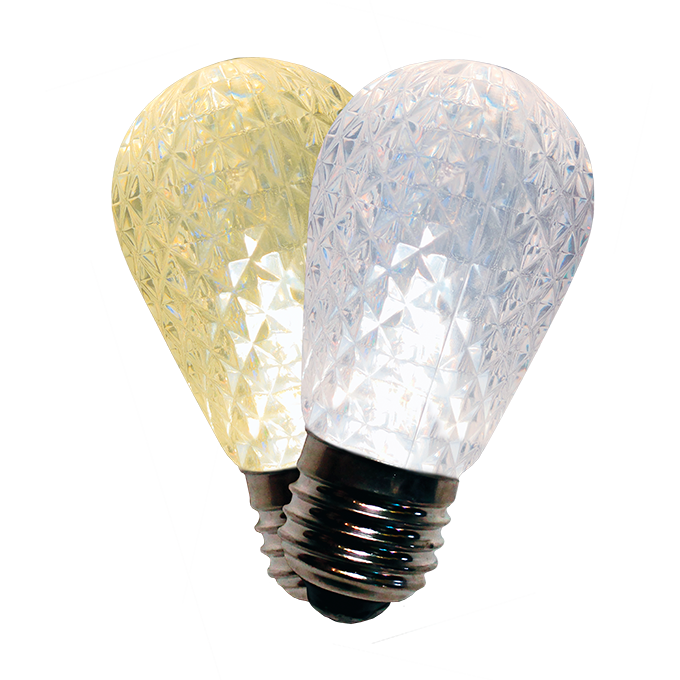 Dekra-Lite Faceted S14 Cool & Warm Bulb