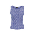 Fitted Royal Blue Drizzle Top