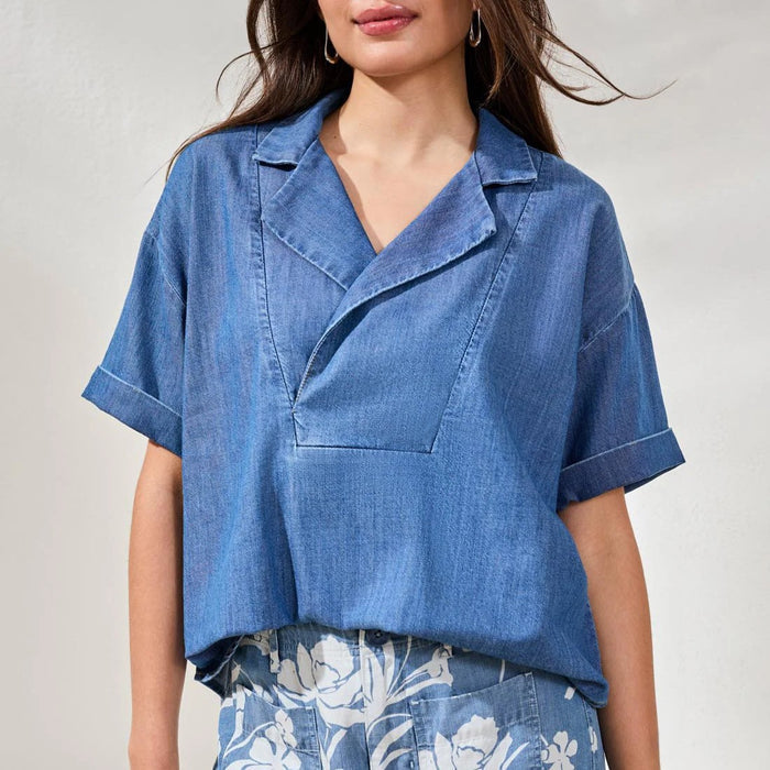 Fjord Blue Denim Popover